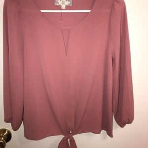 Pink blouse
